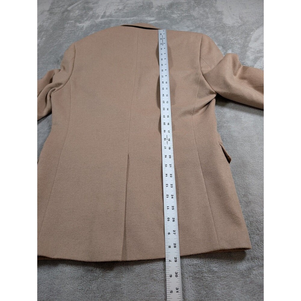 Lauren Ralph Lauren Black Label Blazer 36R Tan Wool Silk Cashmere Coat - Picture 11 of 11
